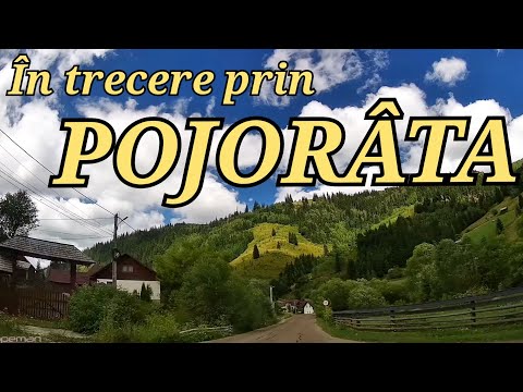 Loc POJORATA jud Suceava - Destinatii de vacanta in  Bucovina Romania video august 2021