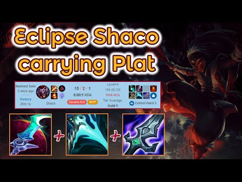 Eclipse Shaco Ranked smurfing in Gold/Plat - S11 [League of Legends] Full Gameplay - Infernal Shaco