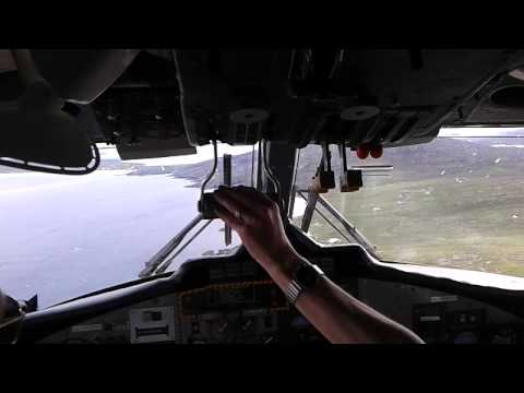 Amazing landing at Barra Airport