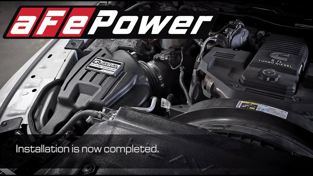 How to Install aFe POWER 2013-2018 RAM Diesel Trucks L6-6.7L (td) Quantum Intake System (53-10002)