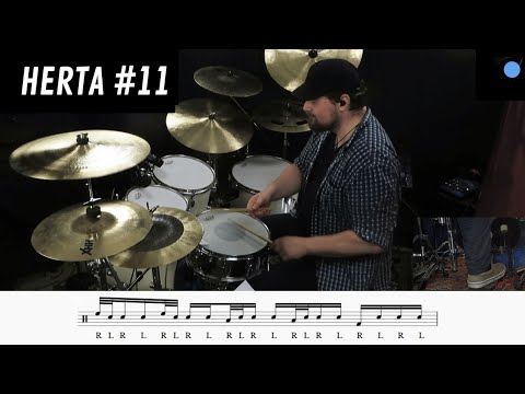 Herta #11 (Drum Fill Lesson) 32nd note drum fill