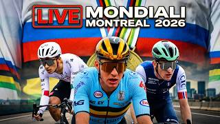 LIVE REACTION Campionati Mondiali Ciclismo Montréal 2026 | Prova Maschile In Linea Élite