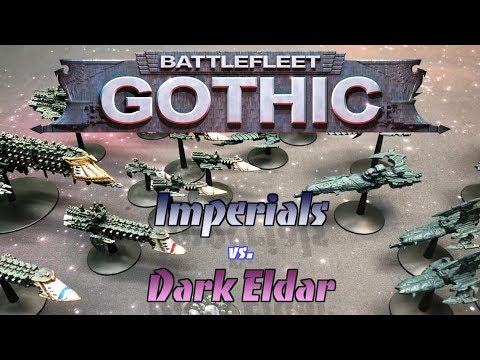 Battlefleet Gothic Battle Report - Imperial Navy vs. Dark Eldar