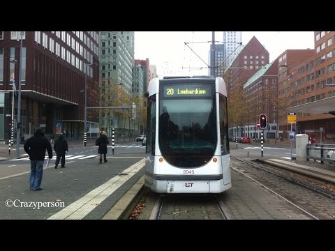 RET Tramrit 'Cabinerit' achterruit, Leuvehaven - Beijerlandselaan Rotterdam Tramlijn 25 #CabView