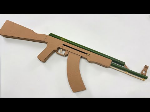 How to make a cardboard ak-47 that shoots