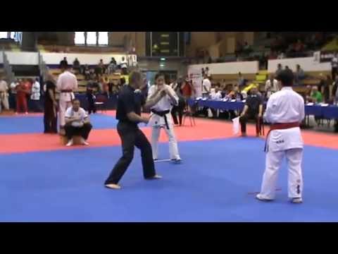 Shinkyokushinkai Cup of Europe 2015 - Antonina Ismailova - fight 1