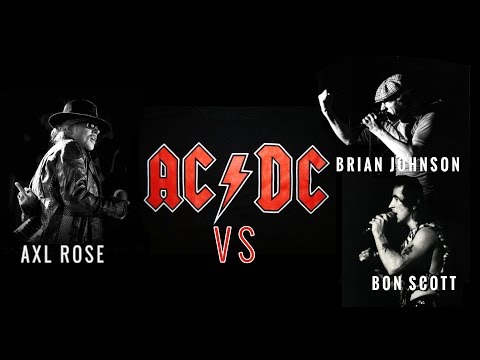 Axl Rose VS Brian Johnson VS Bon Scott (AC/DC) - PRO SHOT (Part 1)