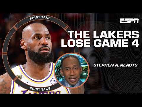 Stephen A. highlights LEBRON'S FATIGUE after the Lakers' Game 4 loss to the Rockets 🔍 | First Take