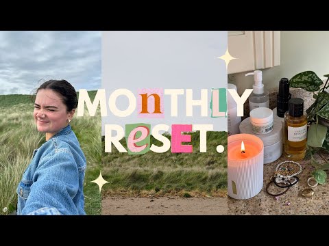 monthly reset evening routine 💌