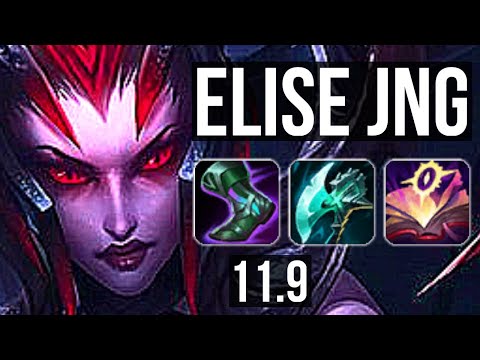 ELISE vs ZAC (JUNGLE) | 14/1/11, 1.5M mastery, Legendary, 500+ games | NA Grandmaster | v11.9