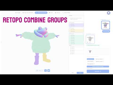 Optimizing AI 3D Meshes with Segmentation | Secret Sauce 3D