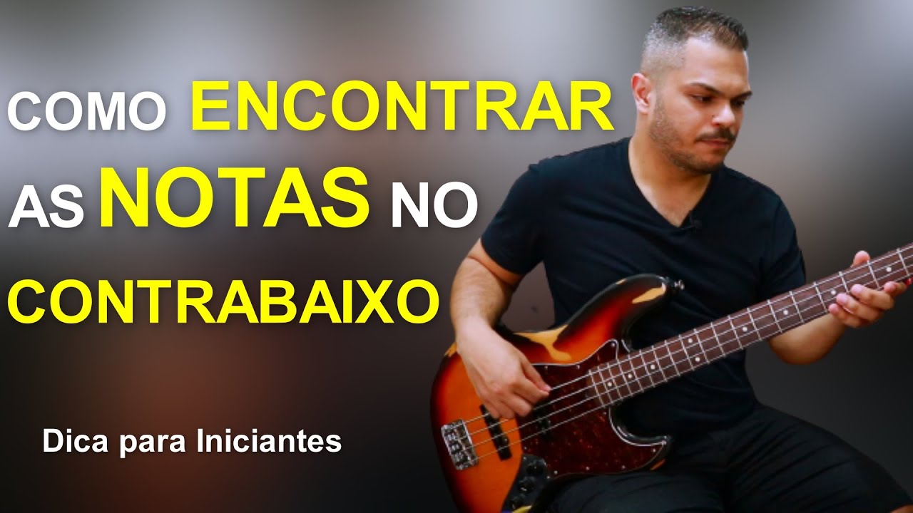 Como ENCONTRAR as NOTAS no CONTRABAIXO (Dica para INICIANTES) | Ryan Souza