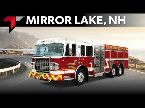 Mirror Lake, New Hampshire, Toyne Pumper Tanker Fire Apparatus Delivery
