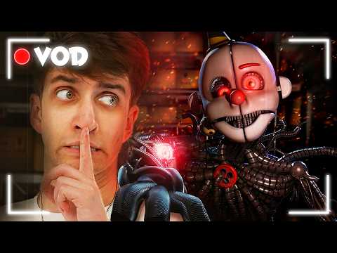 I BEAT FNAF GLITCHED ATTRACTION (Pezzy VOD)