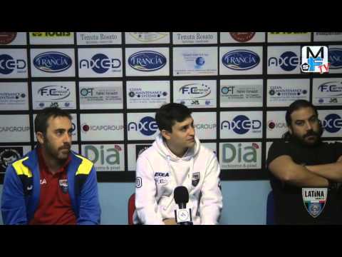 Serie A: Axed Group Latina - conferenza stampa 05-11-2015