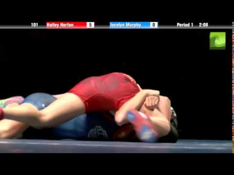101 lbs. Finals - Hailey Horton (GA) vs. Jocelyn Murphy (IL)