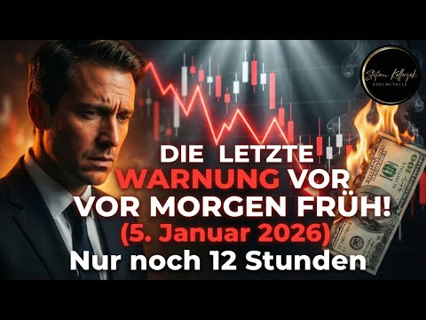 ⚠️ DIE LETZTE WARNUNG VOR MORGEN FRÜH! (5. Januar 2026)