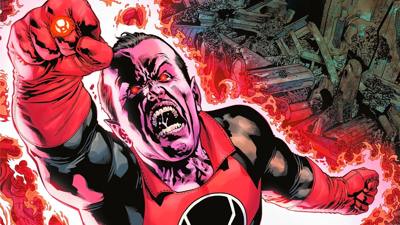 Sinestro becomes a Red Lantern