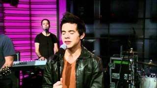 David Archuleta on Live With Regis and Kelly singing Falling Stars