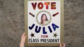 Create Election Posters that Win! | Class President Poster Idea