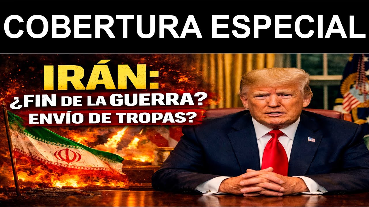 COBERTURA ESPECIAL: DISCURSO DE DONALD TRUMP
SOBRE LA GUERRA EN IRÁN