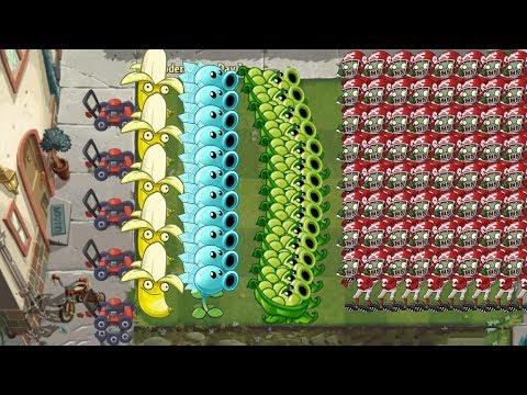 Plants vs Zombies 2 - Snow Pea, Sling Pea, Banana Launcher