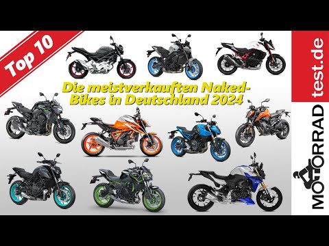 Die meistverkauften Naked-Bikes 2024 | Welches waren die beliebtesten Nakedbikes in Deutschland '24?
