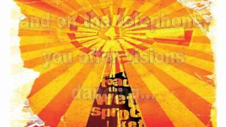 Toad the Wet Sprocket I will not take these things for granted lyrics