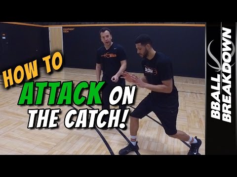 Баскетбол Basketball Skills: How To ATTACK On The CATCH