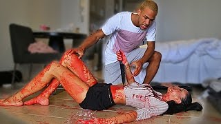 HORROR PRANK von FREUNDIN geht SCHIEF! 😱😱