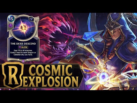 Mind Blowing Double 0 Cost Skies Descend Combo - Zoe Karma Serene Deck - Legends of Runeterra