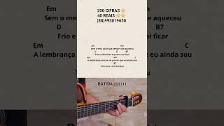COMO TOCAR NO VIOLÃO SIMPLIFICADA - Roberto CarlosMúsicaSe eu partir  #jovemguarda