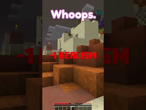 Minecraft But The Game Gets Less Realistic When I Take Damage…💥💔