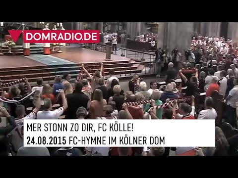 Hymne des 1. FC Köln im Kölner Dom