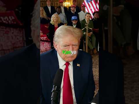 Trump says Kanye has a good heart 🥹❤️