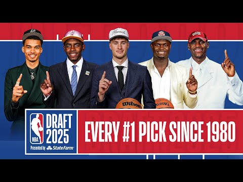 Every #1 Pick Since 1980 | Cooper Flagg, Wembanyama, Kyrie, LeBron and MORE!