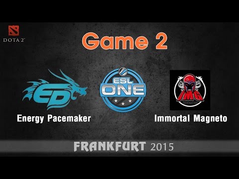 Energy Pacemaker vs Immortal Magneto game 2 - Dota 2 ESL One 2015
