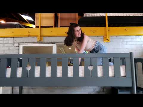 Sleepland Beds Paddington Highsleeper Loft Bed With Stairs.