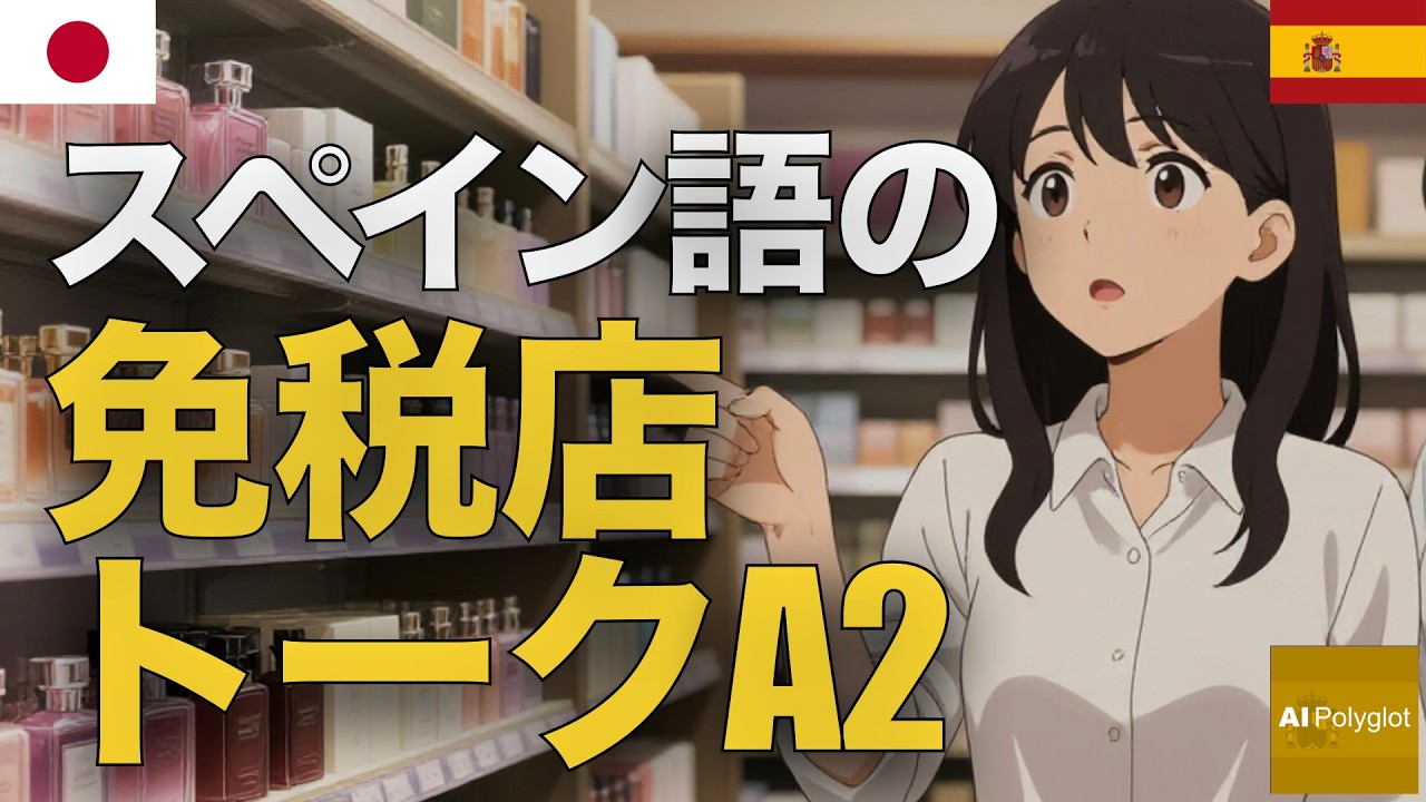 スペイン語の免税店トークA2 | 聞き流し | Spanish | 実用例文付き