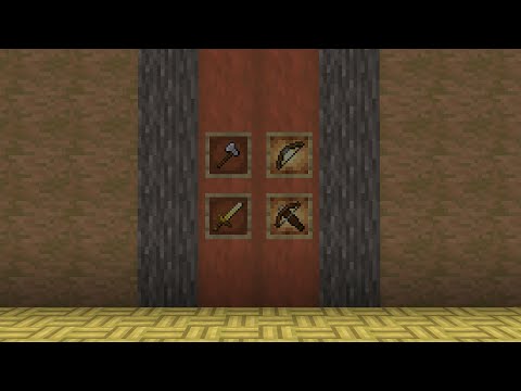 Bow Team and Crossbow Team vs. Sword Team and Axe Team. (Minecraft Mob Battle)