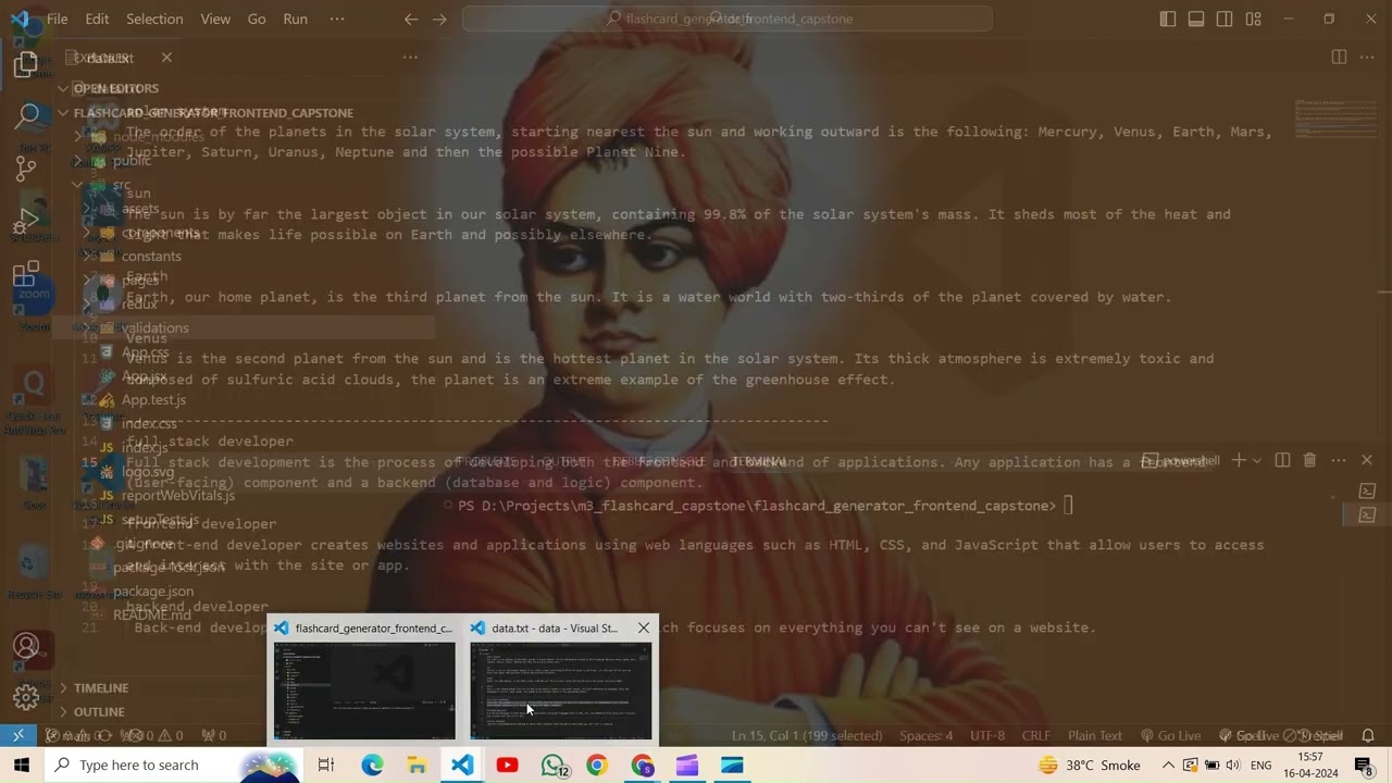 Flashcard Generator: Frontend Capstone project