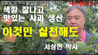 [사과재배] 열매 근처 잎이 왜  중요 한가/박사에게 듣다/고품질 사과 재배 핵심apple/햇볕 가림 시설 …