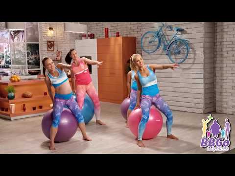 Pregnant fitball workout