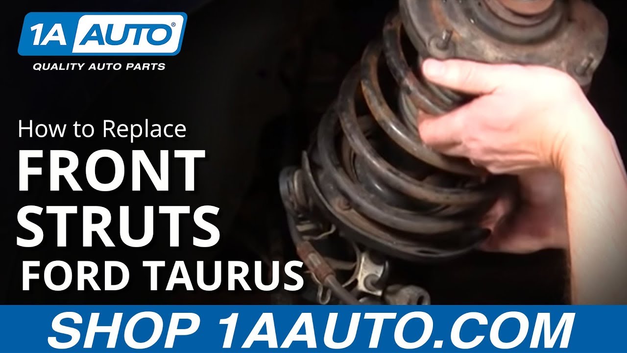 Replace front coil spring ford taurus #7