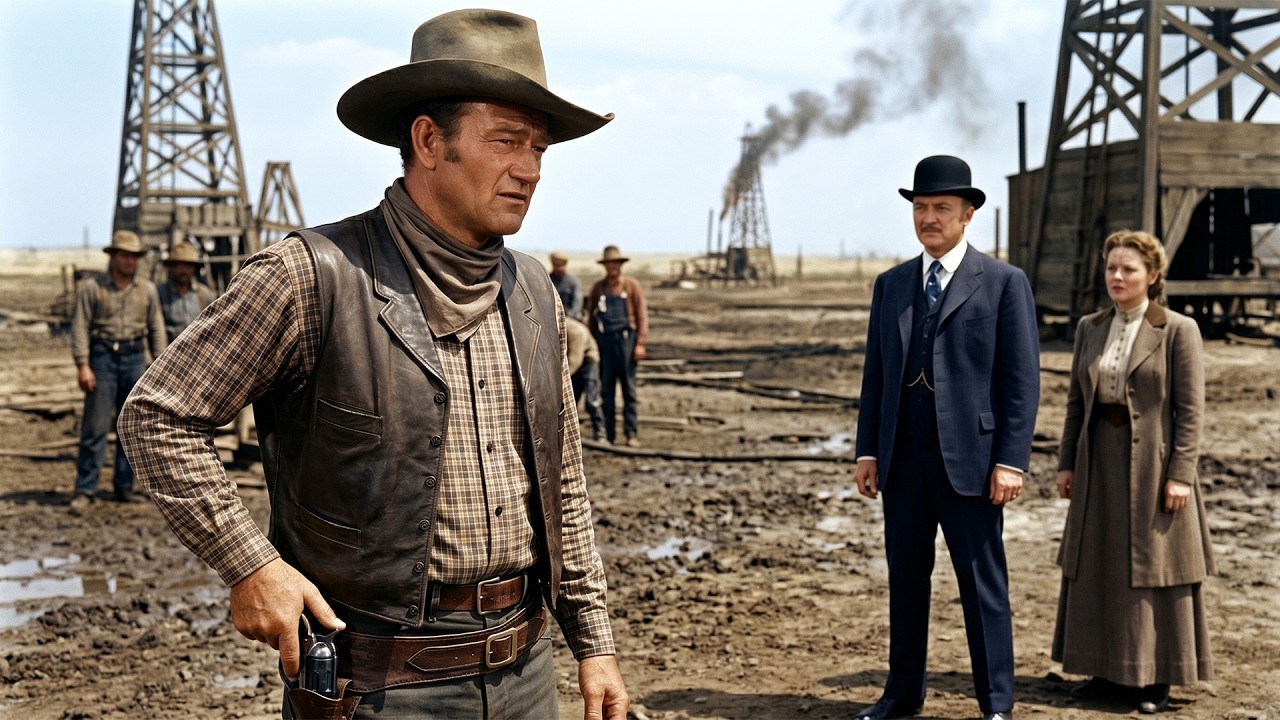 John Wayne | Classic Western | A Man Chasing Fortune in the Wild Oil Frontier | Full Movie 4K