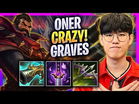 ONER CRAZY GAME WITH GRAVES! - T1 Oner Plays Graves JUNGLE vs Fiddlesticks! | Season 2025