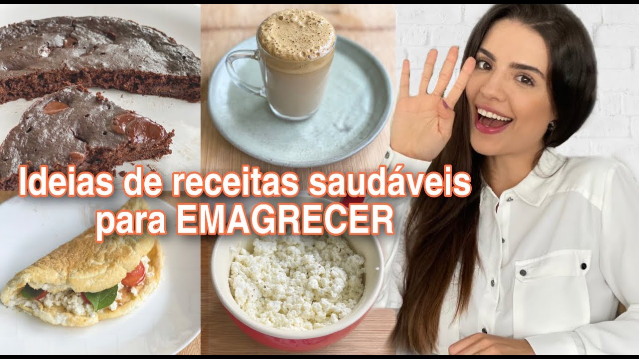 4 RECEITAS PARA TE AJUDAR A EMAGRECER DE FORMA SAUDÁVEL! Fáceis & Saborosas!