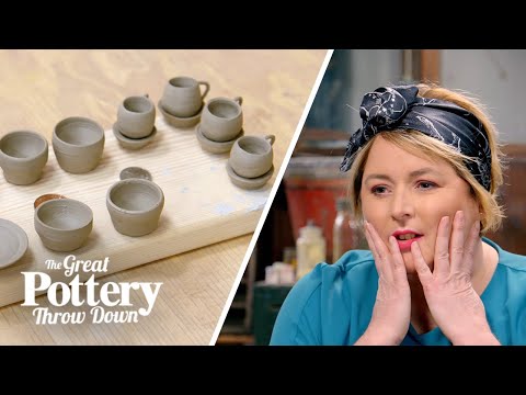 The smallest Throw Down EVER… Tiny Doll's House Dinner Sets | The Great Pottery Throw Down
