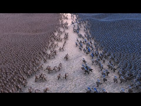30.000 HEAVY KNIGHTS vs 30.000 ORCS - Ultimate Epic Battle Simulator