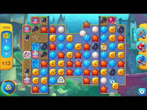 Fishdom 2448 Hard Level - NO BooSTERS
